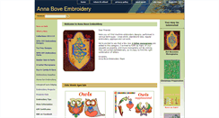 Desktop Screenshot of annaboveembroidery.com